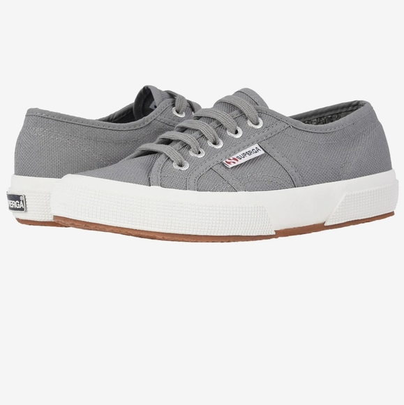 Superga Signature Style Cotu Classic Gray Sneakers New Condition - Picture 10 of 12